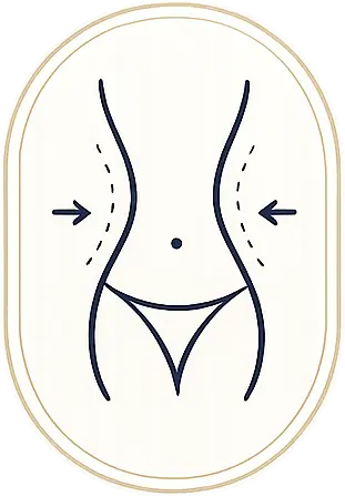 Ilustração de lipoescultura