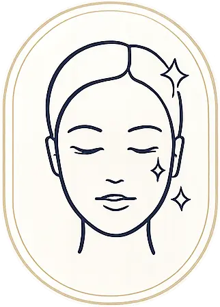 Ilustração de rejuvenescimento facial